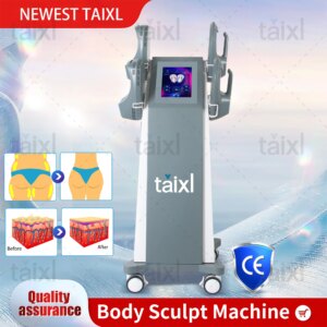 TAIXL NEO 15 Tesla Muscles Technology HIEMT Stimulation for Weight Loss Muscle Exercise and Body Shaping 4/5 Handle Seat Options