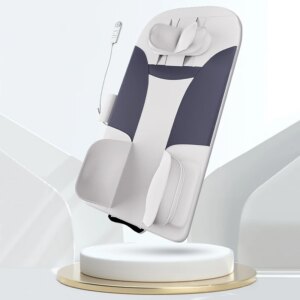 Electric Full Body Massage Mattress Heating Airbag Traction Kneading Hot Compress Neck Waist Leg Foldable Chair Cushion Massager
