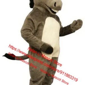 EVA Material Helmet Donkey Mascot Costume Movie Prop Party Cosplay Cartoon Suit Game Advertising Adult Size 485