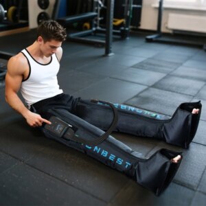 Wireless Portable Air Compression 4 Chambers  Arm Waist Leg Foot Massagers for Rehabilitation Physiotherapy