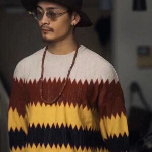 VISVIM WMV 22SS AMPLUS KNIT F.I.L Limited Wool Blend Yarn Knitted Crew Neck