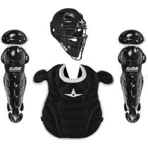 All-Star Youth Future Star Fastpitch Catcher’s Set BLACK | WHITE Medium