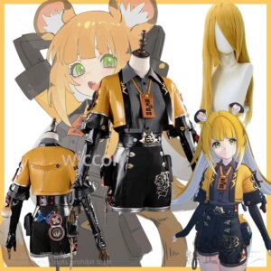 Ju Fufu Anime Game Zenless Zone Zero Cosplay Costume Furry Kawaii Cute Coat Dress Tiger Cartoon Roleplay Wigs Earwear Customized