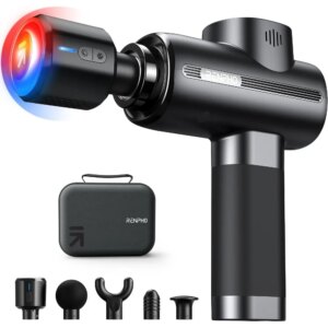 Massage Gun for Deep tissue with hot and cold head, Mother’s Day Gift, Handheld Muscle Massager for carrying cases
