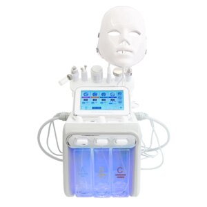 7in1 Hydra Water Oxygen Jet Peel Machine Oxy Spray Facial Machine Face Cleaning RF Lifting Dermabrasion Skin Care Beauty Device