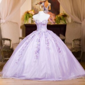 Lilac Quinceanera Dresses 2025 Princess Sweet 16 Years Girl Birthday Party Dresses Appliques Lace Tull Vestidos 15 De Quinceañer