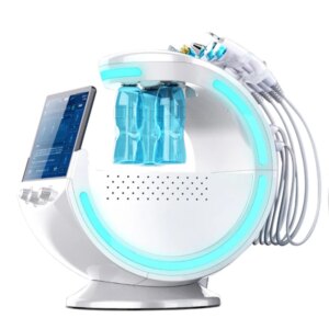 Ice Blue Magic Mirror Skin Analyzer Face Lifting Microdermoabrasion Oxygen Sprayer dermabrasion Deep cleaning Machine