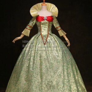 Christmas Women’s European Court Dress Stage British Victoria