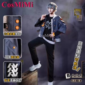 CosMiMi Hot Game Zenless Zone Zero Wise Cosplay Costume Roper Fashion Combat Uniforms Carnival Party Role Play Clothing S-XXL
