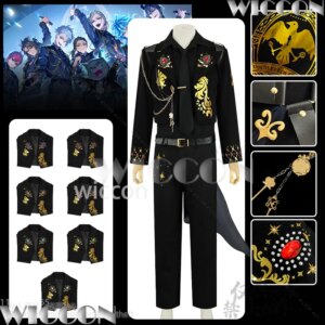 Game Wonderland 5th Cosplay Ace Jack Azul Kalim Vil Epel Idia Silver Lilia Floyd’s Clothes Coat Pant Man Comic Con Customized