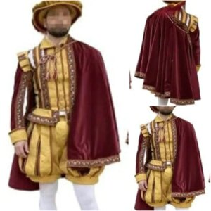 Victorian /Civil War  mens period costume Medieval Renaissance stage performance/Prince charming William D-904