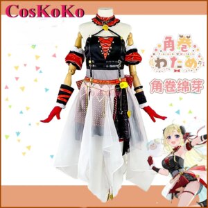 CosKoKo Tsunomaki Watame Cosplay Anime VTuber Hololive Costume Sweet Lovely Dress Halloween Party Role Play Clothing S-XXL New