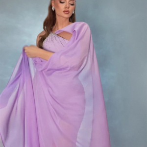 Little Daisy Customized  Simple Modern Style Formal Evening One-Shoulder A-line Beadings Bespoke Occasion Dresses