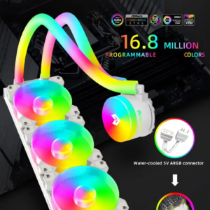 AS360 PC Water Cooling Radiator X99 Motherboard CPU Liquid Cooling Cooler for Intel LGA 2011 1700 1200 1155 AMD AM4 AM5