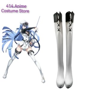 Esdese Esdeath Cosplay Shoes Anime Cos Cosplay Costume Prop Shoes for Con Halloween Party