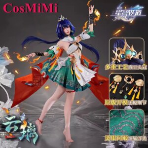 CosMiMi Game Honkai: Star Rail Yunli Cosplay Costume Lovely Sweet National Style Dress Carnival Party Role Play Clothing XS-XL