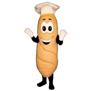 Food Theme Carnival Costume Mascot French Breadie Mascot Costume Adult Mascotte Outfit Suit Fancy Dress SW886