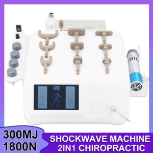 Shockwave Therapy Machine for ED Treatment for Chronic Pain Conditions 17 Heads Professional Shock Wave Body Relaxation Massager