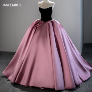 Customized Shiny Pink Ball Gown Quinceanera Dress Strapless Lace Applique Mexico Corset Sweet 16 Vestidos De 15 Anos SFY236