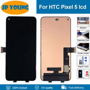6.0″ Original LCD For HTC Google Pixel 5 Pixel5 GD1YQ GTT9Q LCD Display Touch Screen Digitizer Assembly With Frame Replacement