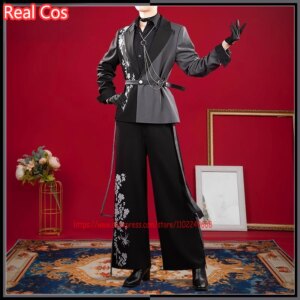 [Customized] Vtuber Lauren Cosplay Costume Cos Game Anime Party Uniform NIJI HOLIC Hallowen Play Role Clothes Clothing