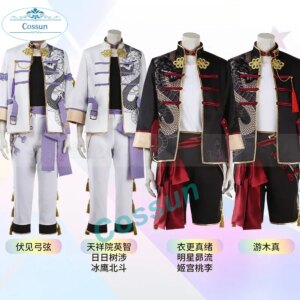 COSSUN Ensemble Stars 2 Isara Mao Fushimi Yuzuru Yuuki Makoto Isara Mao Tenshouin Eichi cosplay costumes anime clothes hallowe