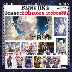 2025 Newest Bling JJK Wave 2 Jujutsu Kaisen Boards JJK Booster Box Gojo Satoru Nanami Sukuna Hobby Chrismas Gift