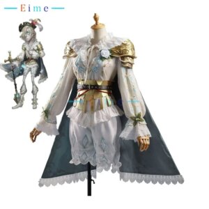 Game Identity V Grave Keeper Andrew Kreiss Cosplay Costume White Gothic Suit Halloween Uniforms Anime Clothing Custom Made
