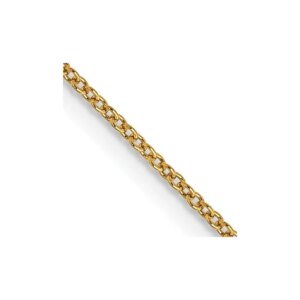 14K 16 inch.9mm with Spring Ring Clasp Chain