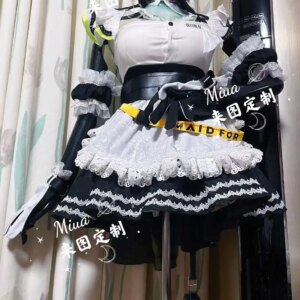 COS-KiKi NIKKE The Goddess Of Victory Soda Fighting Maid Dress Cosplay Costume Halloween Carnival Party Outfit Custom Any Size