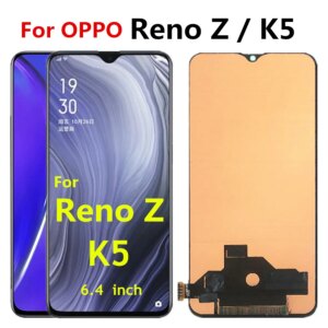 6.4 TFT For Oppo Reno Z PCDM10 CPH1979 LCD Display Touch Screen Digitizer Assembly Replacement For Oppo K5 PCNM00 Lcd Display
