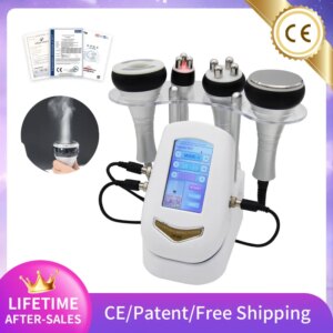 NEW 40K 4 In 1 Vacuum Lipo Ultrasonic Cavitation RF Multipolar RF Body Slimming Machine Skin Lifting Skin Tightening Machine