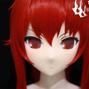 (NFD067)Customize Full Head With Lock Crossdress Doll Female/Girl Japanese Anime Cartoon Character Kig Cosplay Kigurumi Mask