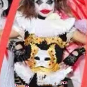 Bar Halloween clown costume female GOGO costume fox mask costume