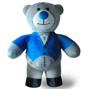 ZA01 Giant Inflatable Fulldress Bear Costume for Adult Full Walking Mascot Suit Cosplay Fancy Dress Party Weeding CosplayZa0@