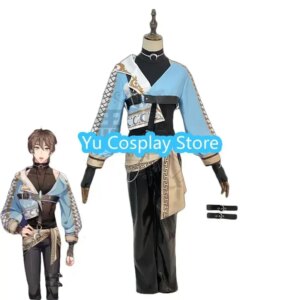 Yu-Cosplay Eiden Cosplay Costumes Game Nu: Carnival Cosplay Suit Party Clothing Coat Shirt Pants Halloween Carnival Uniforms