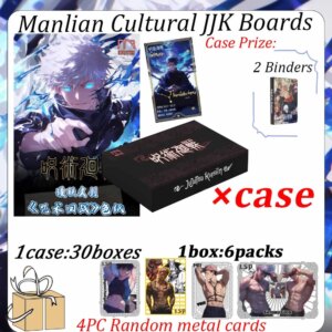 New Manlian Cultural Jujutsu Kaisen Boards JJK Booster Box Gojo Satoru Nanami Sukuna Hobby Chrismas Gift