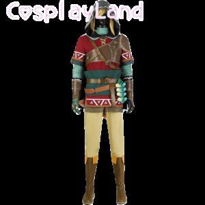 Game Tears of Kingdom Link Hylian Tunic Cosplay Costume Men’s Hylian Tunic Suit with Shoes Halloween Carnival Party Costume
