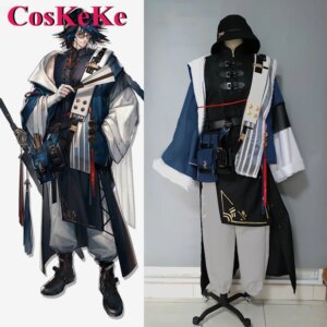CosKeKe Mr.Nothing Cosplay Anime Game Arknights Costume Fashion Handsome Combat Uniform Halloween Carnival Role Play Clothing