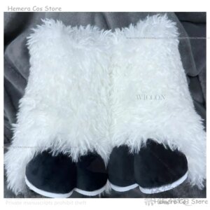 Anime Fursuit Sheep Shoes Furry Boots Cosplay Animal Shoes Cat Prop Beast Claw Shoes Animal Halloween Christmas Gifts Customized