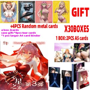 2025 A5 Goddess Story Xinka Cultural and Creative “Light of the Heart Star” 3 Card Board Bikini Booster Box Habbies Gift