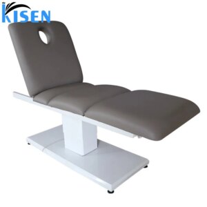 Brand New electric esthetician folding couch massage lashes treatment white facial curve lash bed with mattress for beauty salon