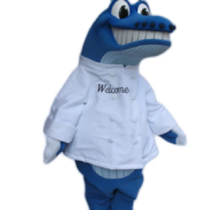 Whale Seaside Chef mascot costume custom fancy costume anime cosplay kit mascotte theme fancy dress carnival costume b0528