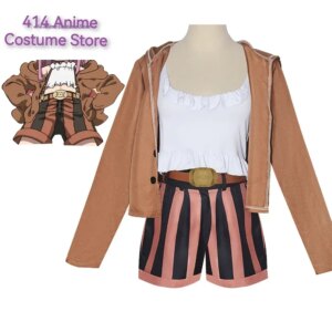 Bonney Cosplay Fantasia Summer Outfits Anime Pirate Costume Disguise Women Suits Fantasy Halloween Carnival Party Clothes