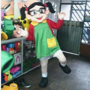 New Adult Hot Sale Foam Cute Girl Cartoon Mascot Costume Plush Christmas Fancy Dress Halloween Mascot Costume