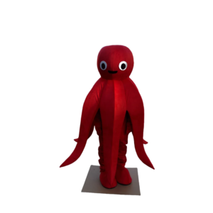 red octopus mascot sqiud costume custom anime cosplay kits mascotte theme fancy dress carnival costume 41614