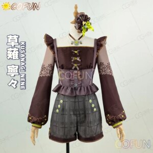 COFUN Game Project Sekai Kusanagi Nene Cosplay Costume Halloween Outfits PJSK Lolita Suit Anime Clothing