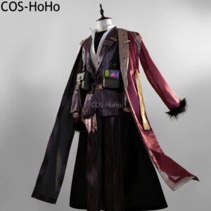 COS-HoHo Arknights Demetri Game Suit Gorgeous Uniform Cosplay Costume Halloween Carnival Party Role Play Outfit Women S-XXL