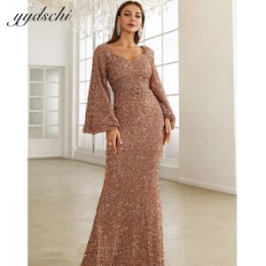 Customized 2025 Evening Dresses For Women Prom Dress Mermaid Tulle Backless Formal Party Gown Floor Length Vestidos De Gala