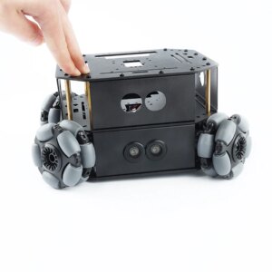 4WD Omni Wheel Robot Car Robotic Arm Chassis Obstacle Avoidance Ps2 Handle RC Car for Arduino Robot for UNO Programmable Robot